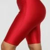 Fashion Nova Curves For Days Biker Shorts - Red