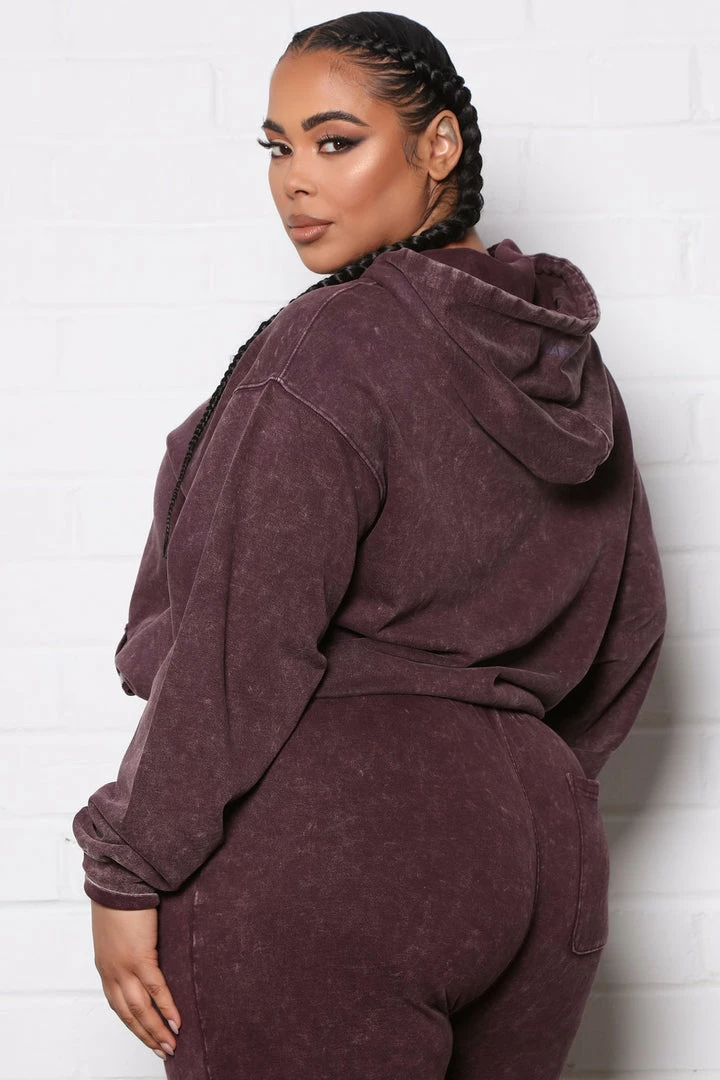 Best Pirce ๐ Fashion Nova Sport Essential Hoodie - Plum Mineral Wash ๐คฉ 9 Fashion Nova Sport Essential Hoodie - Plum Mineral Wash