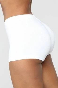 Wholesale 𧨠Fashion Nova Biker Shorts Plain Jane Mini Shorts - White β 21 Fashion Nova Biker Shorts Plain Jane Mini Shorts - White
