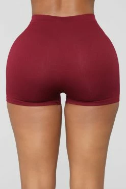 Budget โ Fashion Nova Uncomplicated Seamless Shorts - Wine Biker Shorts ๐ 18 Fashion Nova Uncomplicated Seamless Shorts - Wine Biker Shorts