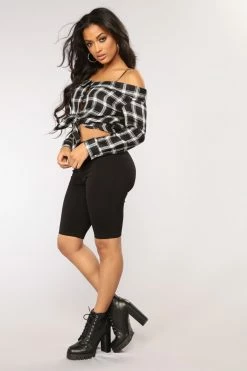Fashion Nova Almost Everyday Biker Shorts - Black