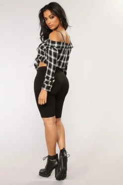 Fashion Nova Almost Everyday Biker Shorts - Black