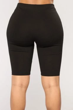 Fashion Nova Almost Everyday Biker Shorts - Black