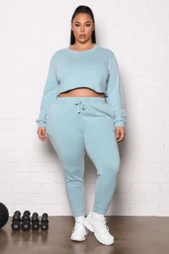 Deals โญ Fashion Nova Activewear Tops Don't Quit Active Mineral Wash Pullover - Aqua ๐ 14 Fashion Nova Activewear Tops Don't Quit Active Mineral Wash Pullover - Aqua