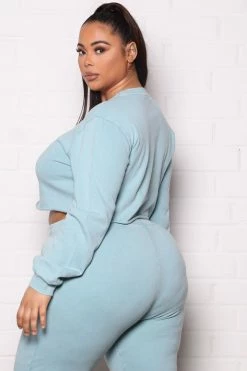 Deals โญ Fashion Nova Activewear Tops Don't Quit Active Mineral Wash Pullover - Aqua ๐ 15 Fashion Nova Activewear Tops Don't Quit Active Mineral Wash Pullover - Aqua