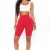 Fashion Nova Biker Shorts My Favorite Biker Short - Red