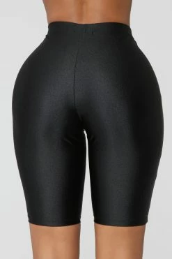 Fashion Nova Curves For Days Biker Shorts - Black