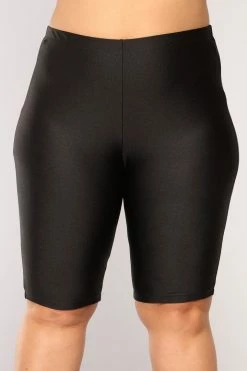 Fashion Nova Curves For Days Biker Shorts - Black