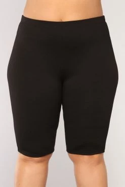 Fashion Nova Almost Everyday Biker Shorts - Black