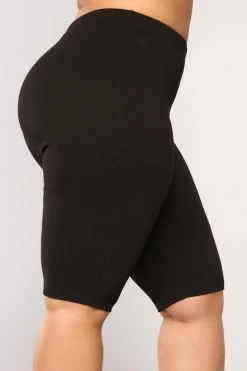 Fashion Nova Almost Everyday Biker Shorts - Black