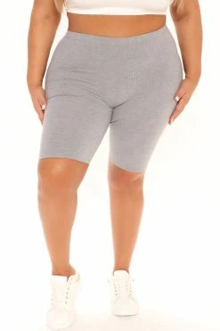 Fashion Nova Gotta Have It Biker Shorts - Grey