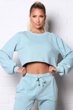 Deals โญ Fashion Nova Activewear Tops Don't Quit Active Mineral Wash Pullover - Aqua ๐ 11 Fashion Nova Activewear Tops Don't Quit Active Mineral Wash Pullover - Aqua