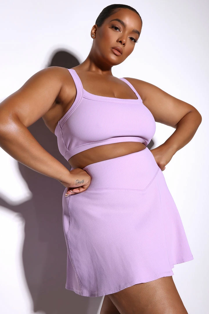 Fashion Nova Activewear Tops Evolve Rigel Bra - Lilac
