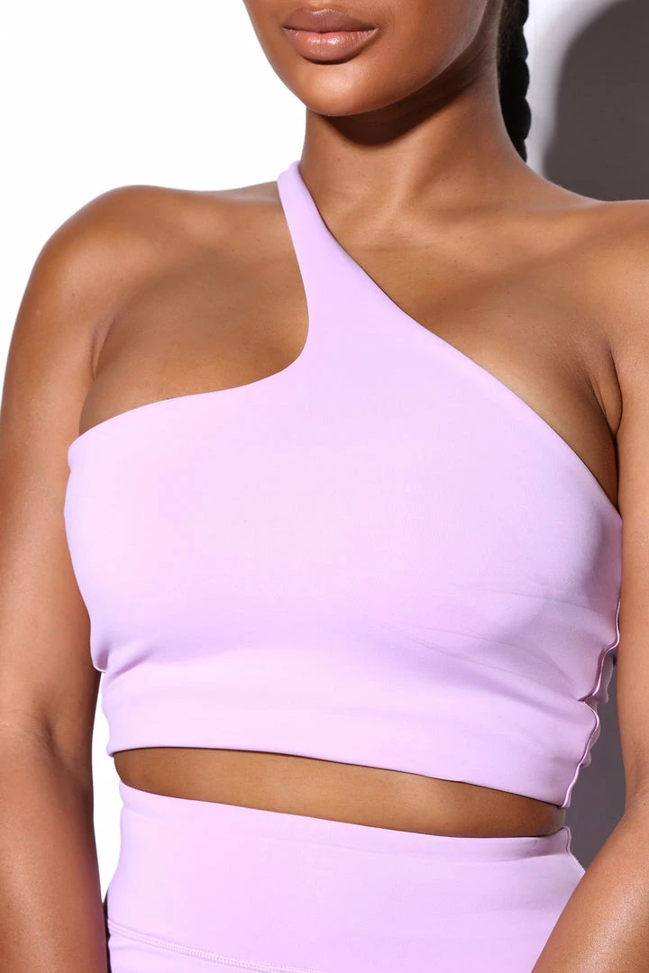 Fashion Nova Dazzle Lynx Bra - Lilac