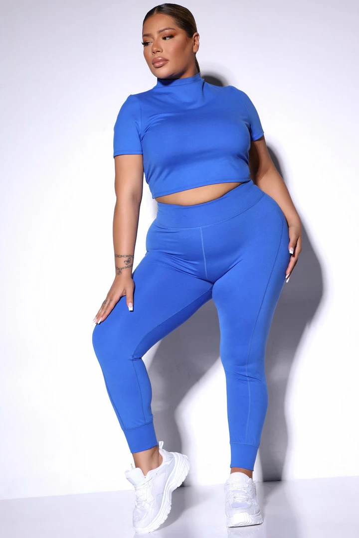 Fashion Nova Activewear Tops Sublime Mayall Top - Ultramarine
