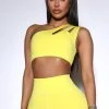 New โจ Fashion Nova Activewear Tops Dazzle Ostro Sports Bra - Electric Yellow โ 2 Fashion Nova Activewear Tops Dazzle Ostro Sports Bra - Electric Yellow