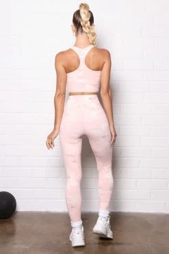 Fashion Nova Activewear Tops UnBasic Training Sculpt Tech Active Crop Top - Mauve