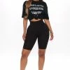 Fashion Nova Biker Shorts My Favorite Biker Short - Black