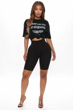 Fashion Nova Biker Shorts My Favorite Biker Short - Black