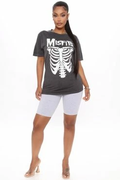 Fashion Nova My Favorite Biker Short - Heather Grey Biker Shorts