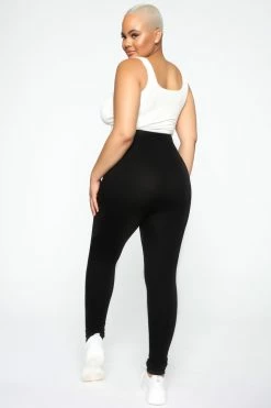 Fashion Nova Waisted Away High Rise Legging - Black