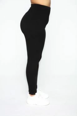 Fashion Nova Waisted Away High Rise Legging - Black