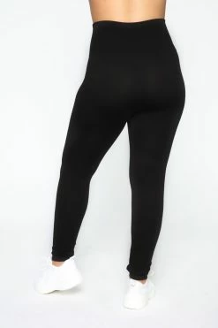 Fashion Nova Waisted Away High Rise Legging - Black