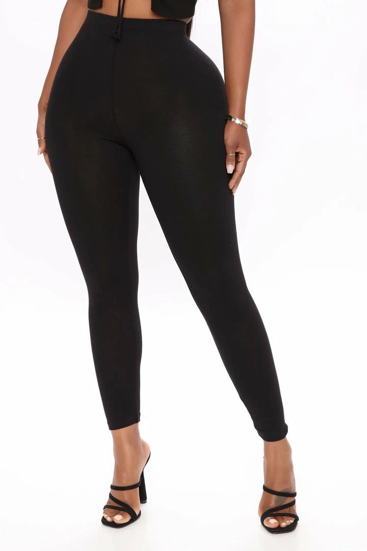 Outlet โค๏ธ Fashion Nova Lean On Me Leggings - Black ๐ 4 Fashion Nova Lean On Me Leggings - Black