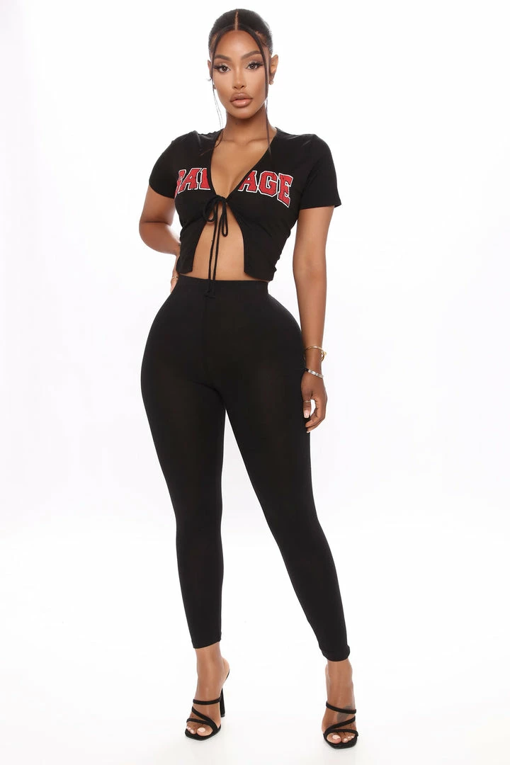 Outlet โค๏ธ Fashion Nova Lean On Me Leggings - Black ๐ 3 Fashion Nova Lean On Me Leggings - Black