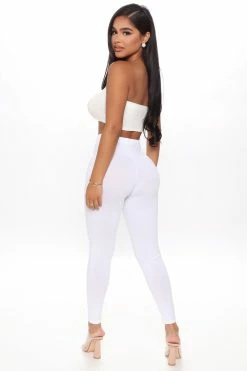 Fashion Nova Lean On Me Leggings - White