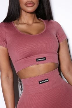 Best deal โค๏ธ Fashion Nova Effortless Zenith Ribbed Seamless Bra Top - Dusty Rose Activewear Tops ๐ 10 Fashion Nova Effortless Zenith Ribbed Seamless Bra Top - Dusty Rose Activewear Tops