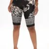 Fashion Nova Darkest Hours Biker Short - Black/combo