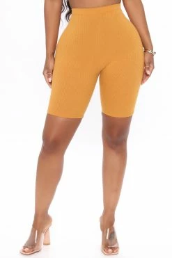 Fashion Nova Gotta Have It Biker Shorts - Butterscotch