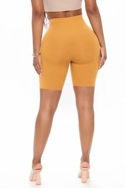 Fashion Nova Gotta Have It Biker Shorts - Butterscotch