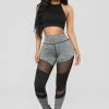 Fashion Nova Krysten Active Leggings - Grey