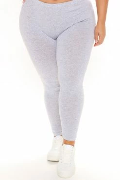 Hot Sale ๐ Fashion Nova Kim Basic Legging - Heather Grey Leggings ๐ 15 Fashion Nova Kim Basic Legging - Heather Grey Leggings