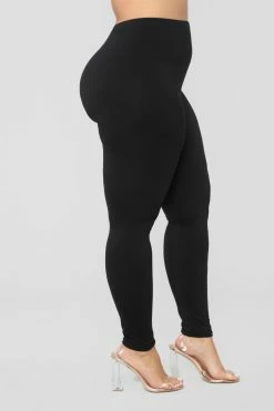 Fashion Nova On The Daily Leggings - Black