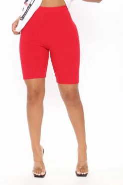 Fashion Nova Gotta Have It Biker Shorts - Red