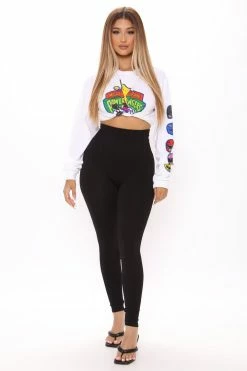 Fashion Nova Tia Seamless Tummy Tuck Leggings - Black