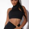 Fashion Nova Morph Gaia Bra Top - Black Activewear Tops