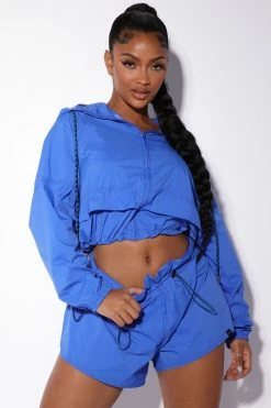 Activewear Shop 11 Fashion Nova Activewear Tops Elevate Titania Jacket - Ultramarine