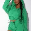 Fashion Nova Elevate Titania Jacket - Kelly Green