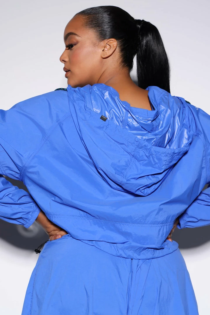 Fashion Nova Activewear Tops Elevate Titania Jacket - Ultramarine
