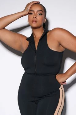 Fashion Nova Morph Albedo Bodysuit - Black