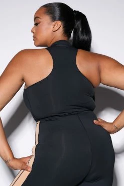 Fashion Nova Morph Albedo Bodysuit - Black