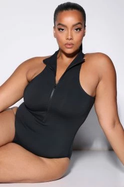 Fashion Nova Morph Albedo Bodysuit - Black