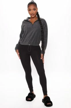 Fashion Nova Brooke Leggings - Black