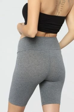 Outlet π€© Fashion Nova Brooke Biker Shorts - Grey β 28 Fashion Nova Brooke Biker Shorts - Grey