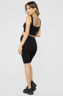 Fashion Nova Almost Everyday Biker Shorts - Black