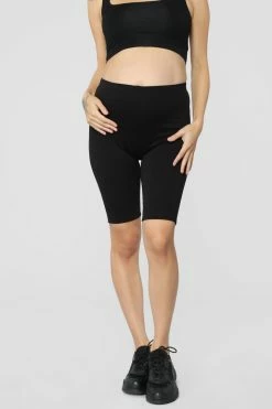 Fashion Nova Almost Everyday Biker Shorts - Black